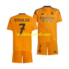 Maillot de Foot Real Madrid Cristiano Ronaldo 7 Extérieur 2024-25 - Enfant